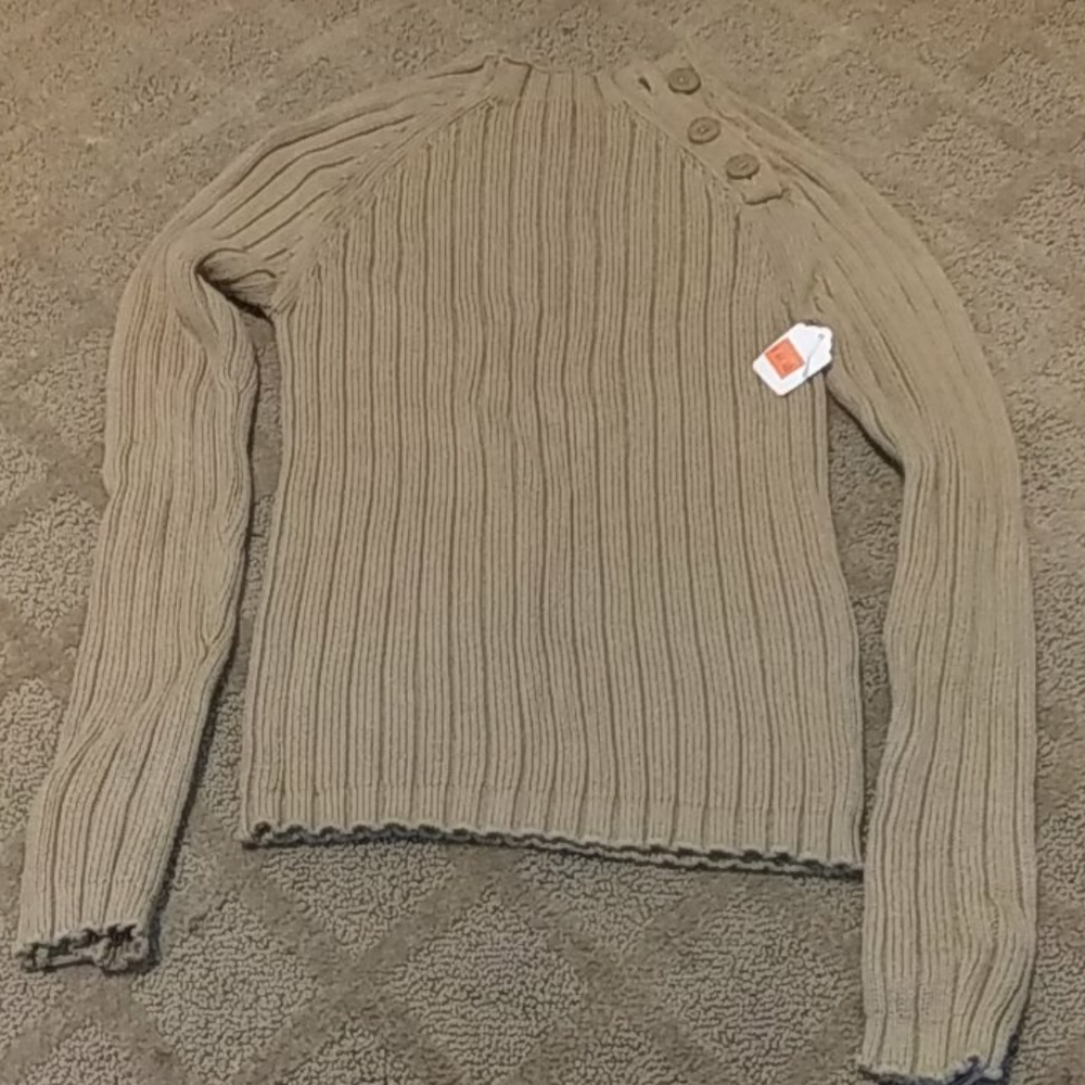 Women's sweater three button's WT0012